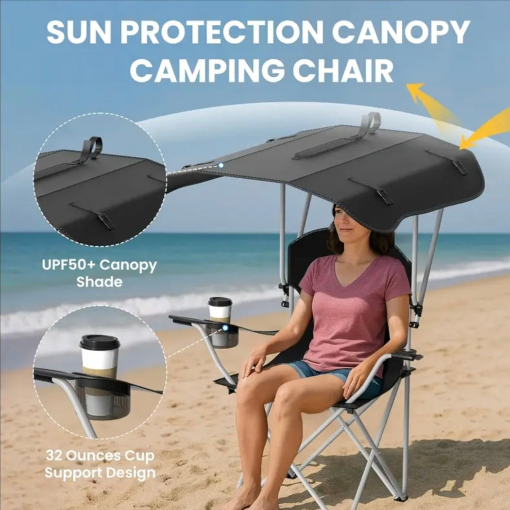 Chaise de camping pliante