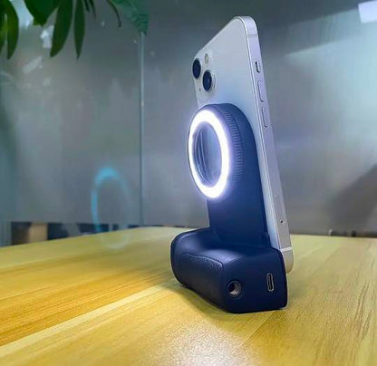 Poignée magnétique multifonctions pour smartphone