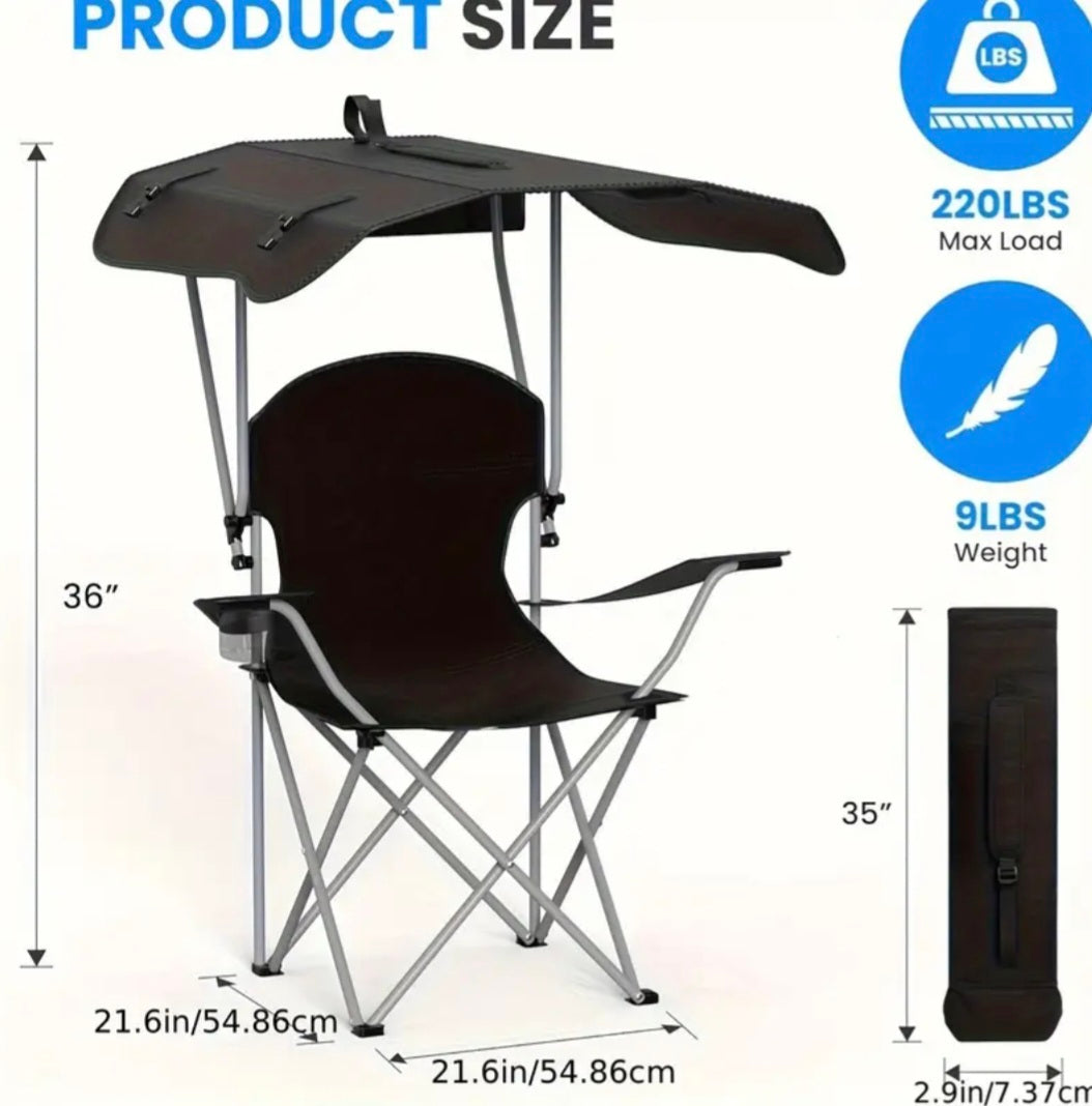 Chaise de camping pliante